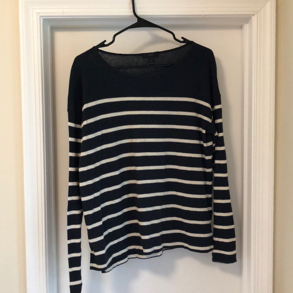 Stripped J. Crew light weight tee shirt
